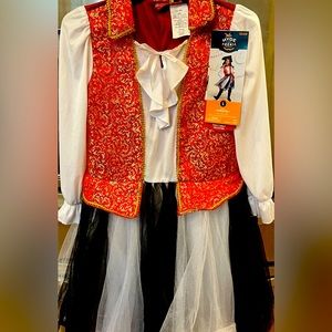 NWT Girls Pirate play costume Large